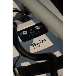 Rhino BMR GPS NxT 95 XL Shaft 24V Electric Outboard Motor white