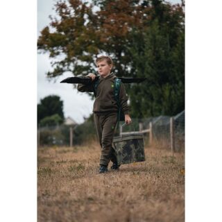 Korda Kids Kore Hoodie Dark Olive