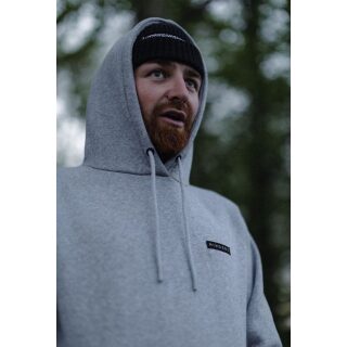 Korda Mindset Patch Hoodie Heather Grey