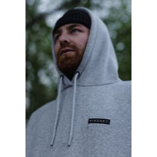 Korda Mindset Patch Hoodie Heather Grey