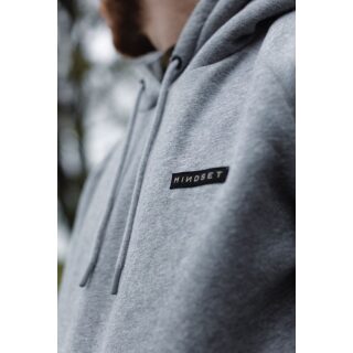 Korda Mindset Patch Hoodie Heather Grey M