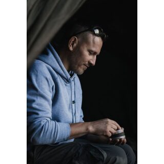 Korda Mindset Patch Hoodie Heather Grey M