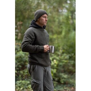 Korda Mindset Fisherman Knitted Sweater Dark Olive