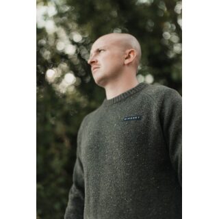Korda Mindset Fisherman Knitted Sweater Dark Olive