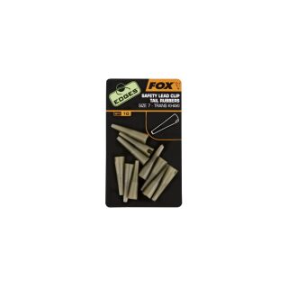 Fox - EDGES Lead Clip Tail Rubbers - Size 7 Khaki