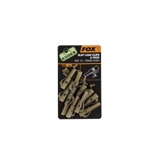 Fox - EDGES Slik Lead Clip + Pegs - Size 10 Khaki