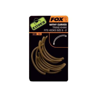 Fox - EDGES Withy Curve Adaptor - Trans Khaki Hook 10 - 7