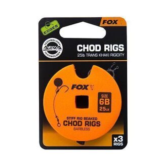 Fox - 30lb, size 4 Standard Chod Rig Barbed