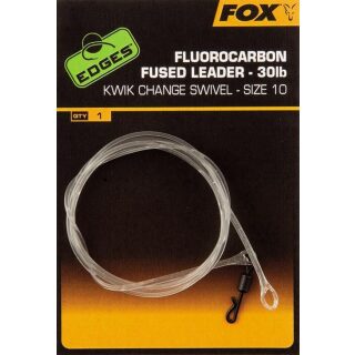 Fox - Edges Fluorocarbon Fused Leaders Size 10