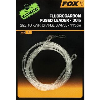 Fox - Edges Fluorocarbon Fused Leaders Kwik Change - Size7 / 115cm