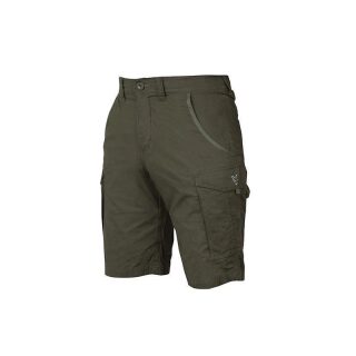 Fox - Collection Green & Silver Combat Shorts Small