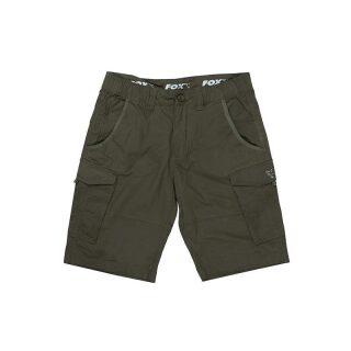 Fox - Collection Green & Silver Combat Shorts Small