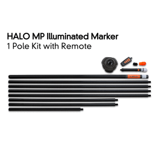 Fox - Halo Illuminated Marker Pole - 1 Pole Kit Including Remote