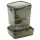 Trakker Olive Square Container inc tray 13 Ltr