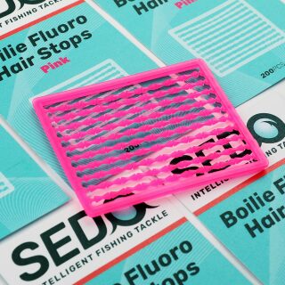 SEDO Boilie Fluoro Hair Stops - Pink