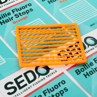 SEDO Boilie Fluoro Hair Stops - Orange