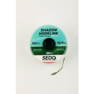 SEDO Shadow Hooklink - Camo Green 25lbs - 11.3kg / 20m