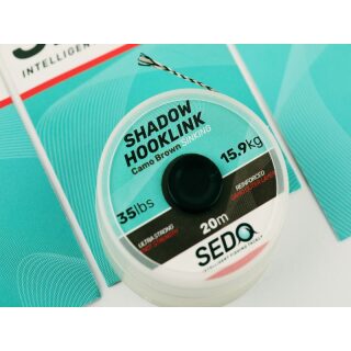 SEDO Shadow Hooklink - Camo Brown 15lbs - 6.8kg / 20m