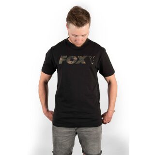 Fox Black/Camo T-Shirt Large