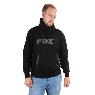 Fox - Black/Camo High Neck Hoody