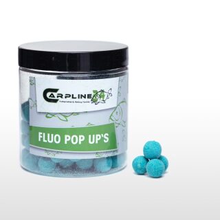 Carpline24 - Fluo Pop Ups - Blau 12 mm Erdbeere