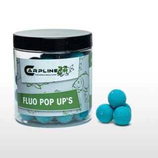 Carpline24 - Fluo Pop Ups - Blau 16 mm Erdbeere