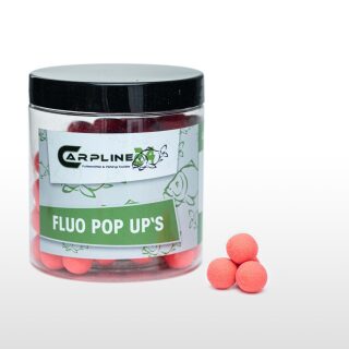 Carpline24 - Fluo Pop Ups - Rot 12 mm Neutral / ohne Flavour