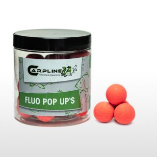 Carpline24 - Fluo Pop Ups - Rot 20 mm Neutral / ohne Flavour