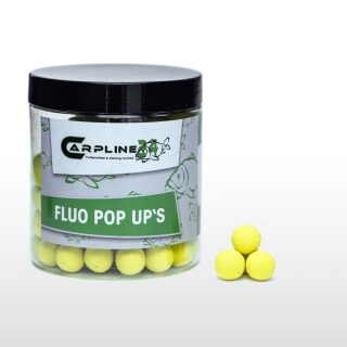 Carpline24 - Fluo Pop Ups - Gelb 12 mm Neutral / ohne Flavour