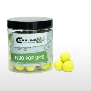 Carpline24 - Fluo Pop Ups - Gelb 16 mm Neutral / ohne Flavour