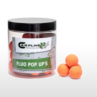 Carpline24 - Fluo Pop Ups - Orange 20 mm Erdbeere