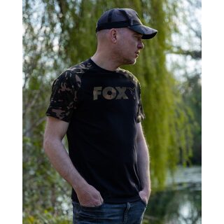 Fox - Raglan T-Shirt Black/Camo