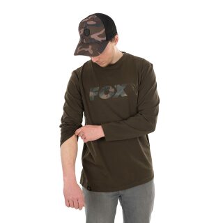 Fox - Long Sleeve Khaki/Camo T-Shirt Small