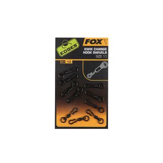 Fox - Edges Kwik Change Hook Swivels - Size 11